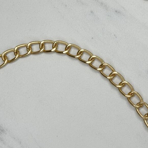 Gold Tone Chain Link Purse Handbag Bag Replacement Strap - Picture 10 of 14